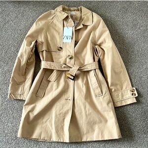 Zara girls trench coat